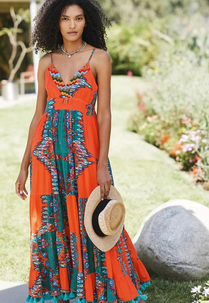 Barok Maxi Dress Anthropologie